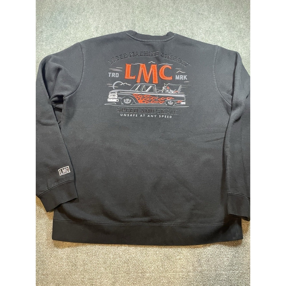 Loser Machine Company black crewneck sweatshirt  L